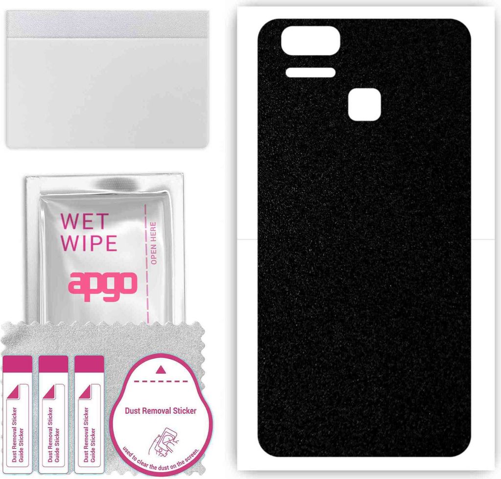 apgo Rückseite Schutzfolie, Skin, kompatibel mit Asus Zenfone 3 Zoom ZE553KL Zoom S, Hinten Displayschutzfolie aus Vinylfolie, kratzfest, einfache...
