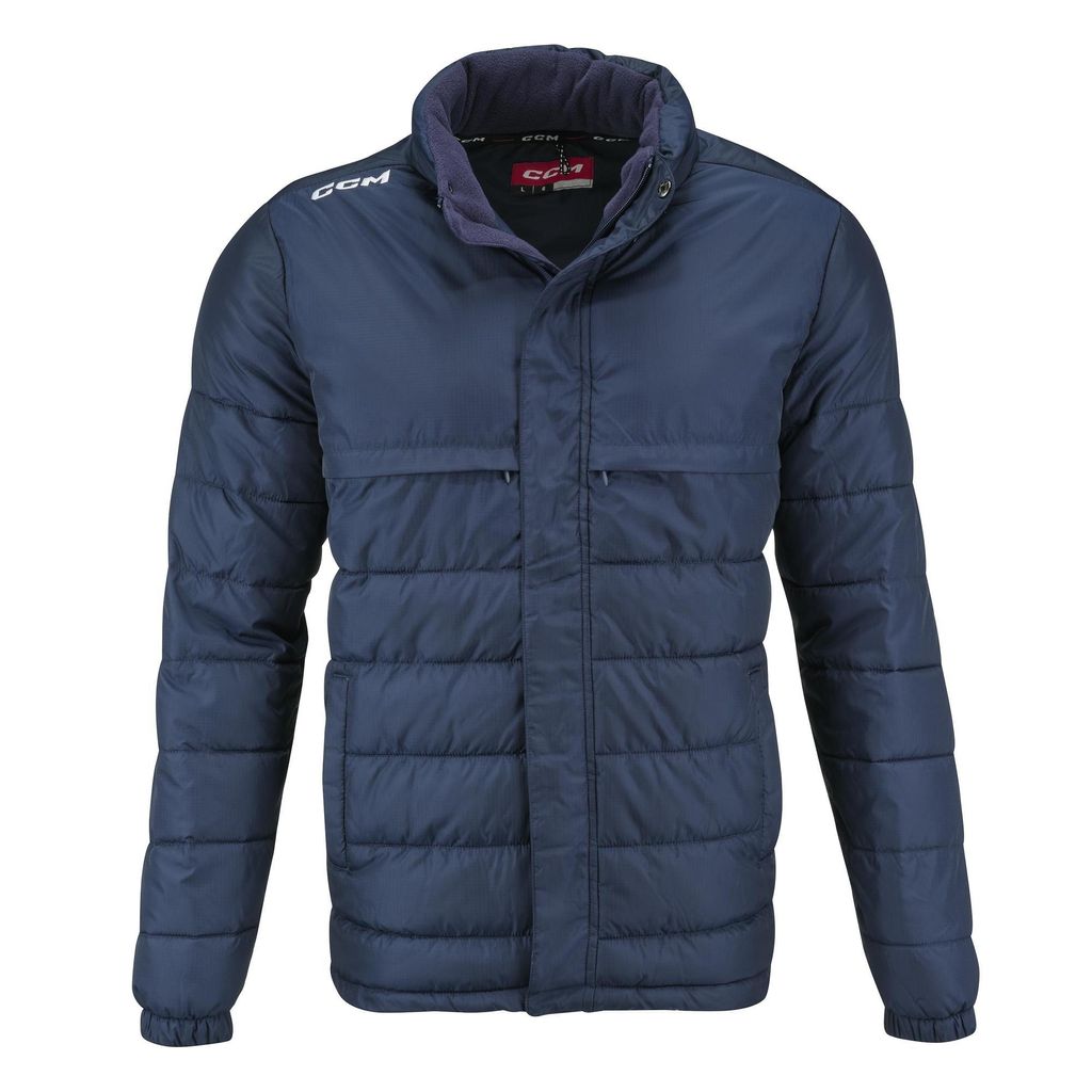 CCM TEAM QUILTED WINTER JACKET SR , Größe:M, Farbe:Navy