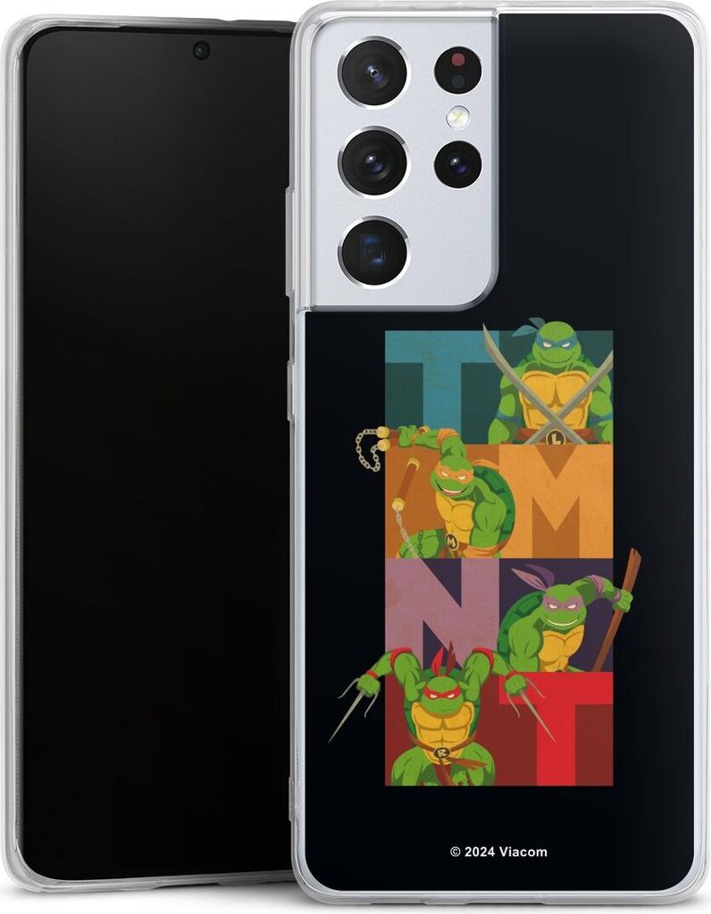 DeinDesign Handyhülle für Samsung Galaxy S21 Ultra 5G Silikon Hülle Case Smartphone Schutzhülle Fanartikel Offizielles Lizenzprodukt Teenage Mu...