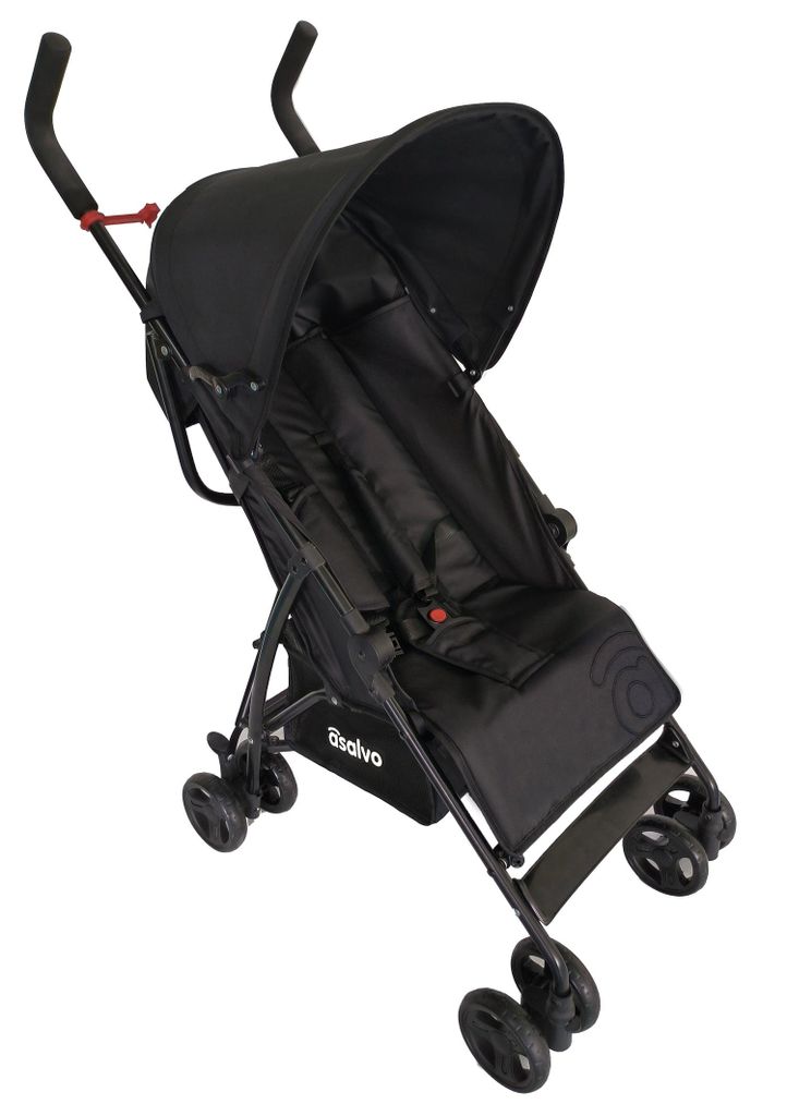 Asalvo Kinderwagen Mia, schwarz
