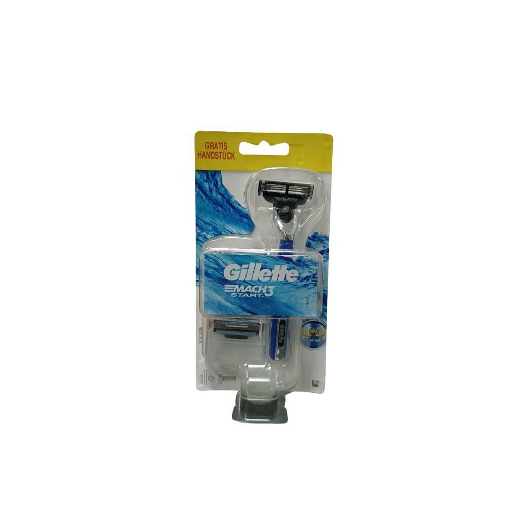 Gillette Mach3 Start Rasierer Set Inklusive 5 Rasierklingen