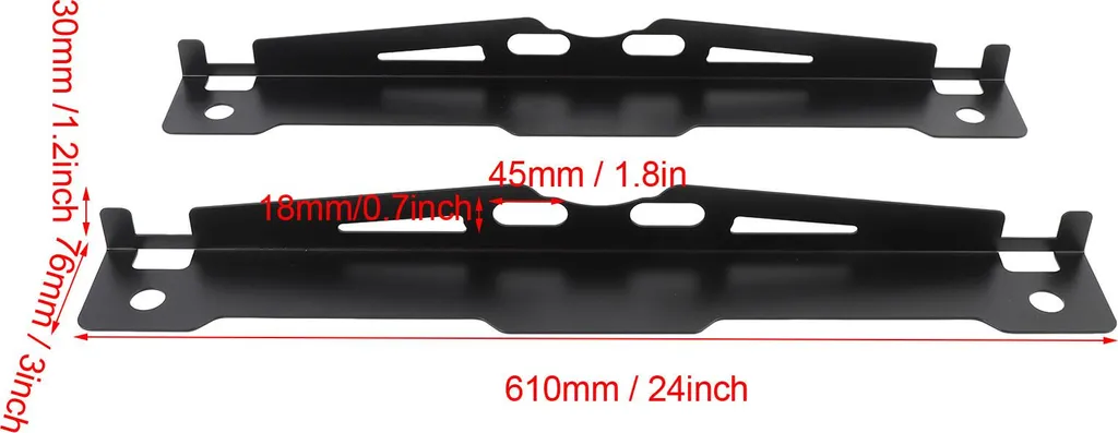 Plaques d'alignement des roues robustes avec 2 fentes pour ruban