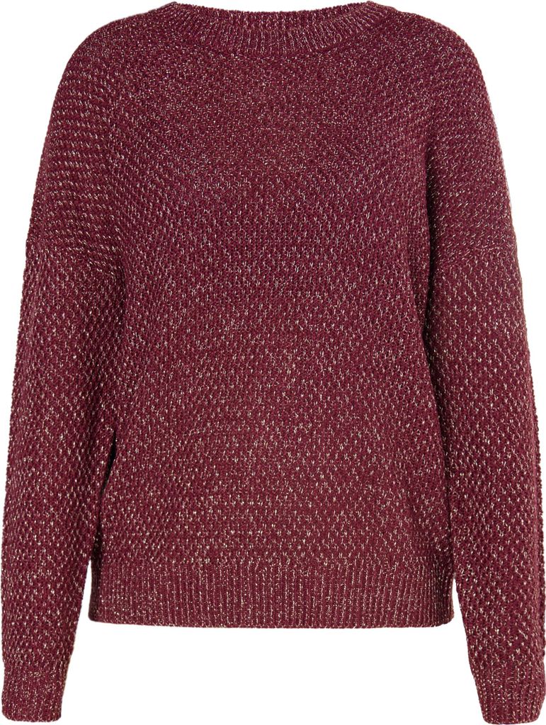 EVERA Damen Strickpullover - Bordeaux, XL