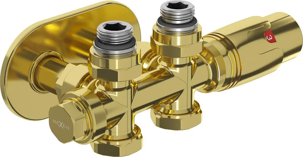 Risparmio Energetico e Stile: Set Termostatico Mexen G00 Oro 50mm