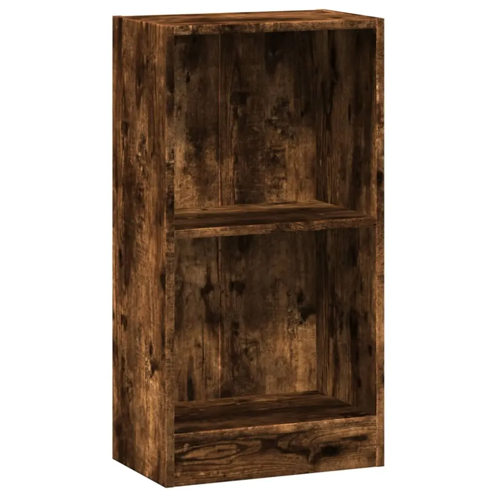 Libreria Ufficio vidaXL Rovere Fumé 40x24x76 cm - Scaffale Multimedia
