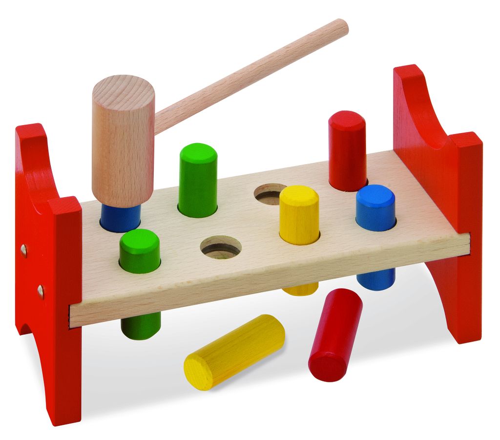 Eichhorn Klopfbank Lernspielzeug Produktbild 