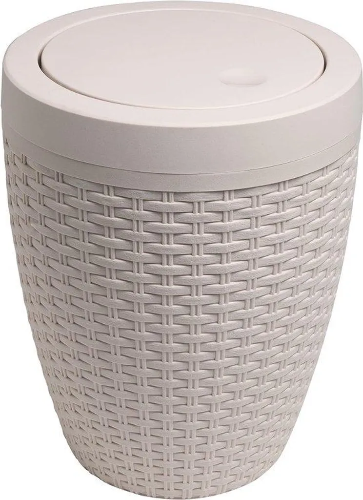 Bonde de baignoire ronde Coton Calico 225x225cm en rotin synthétique