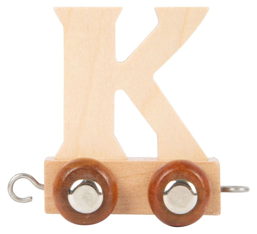 Small Foot Holzbuchstaben-Zug K - Spielzeugbuchstabe für Kinder