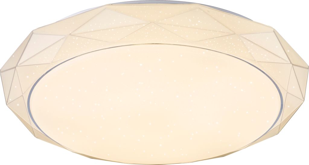 Globo Lighting Deckenleuchte Metall weiß, LED Produktbild 