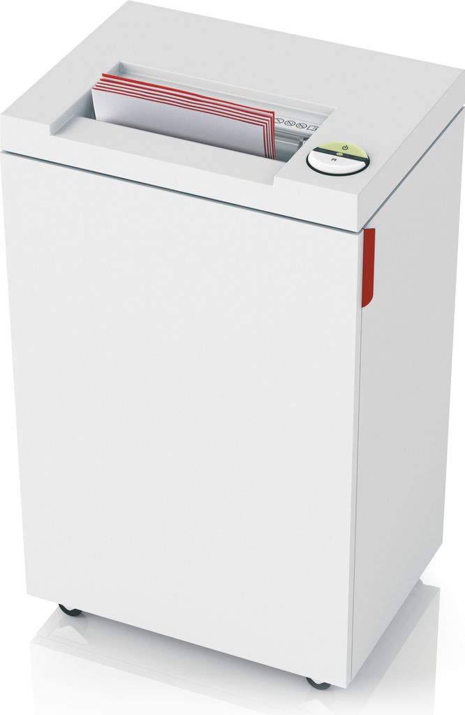 IDEAL Schreibtisch-Aktenvernichter 2465 CC, 2 x 15 mm, P-5, Partikelschnitt, 11 Blatt, 35 Liter Volumen, 580 W Motor