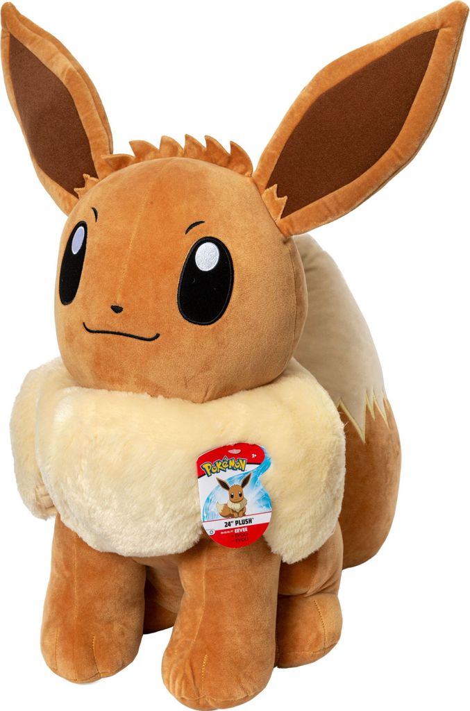 Pokémon - 24' Eevee peluche, super doux, 61 cm, brun Image du produit 