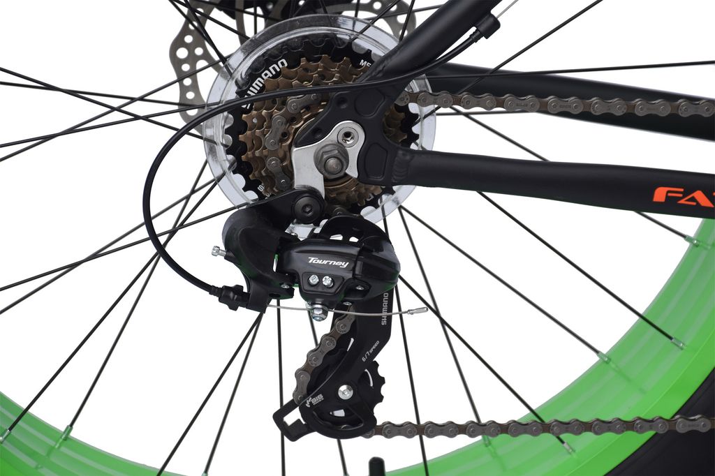 WYNN Fatbike 26 Zoll FAT2.0 schwarz-orange Rahmenhöhe 46 cm Produktbild 10