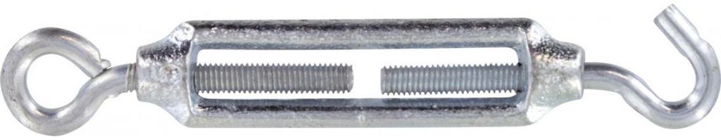 Spannhaken 1 Auge + 1 Haken aus verzinktem Stahl gestanzt 12 17 14 1