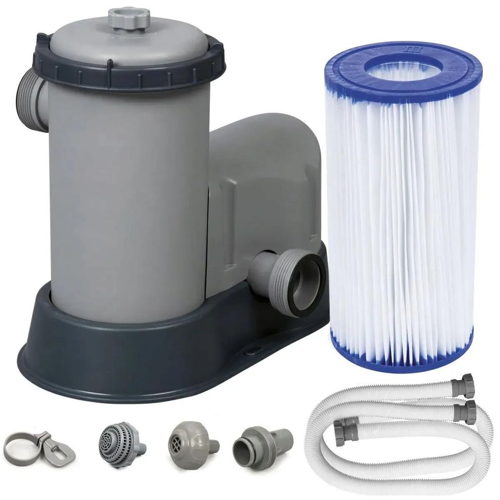 Bestway Poolfilterpumpe 5678 l/h Kartuschenfilteranlage 58389 Typ III