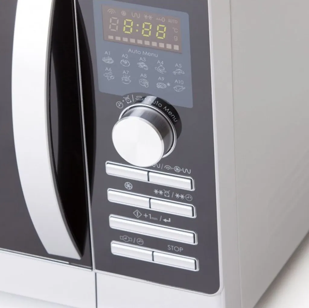Four Micro-ondes Grill 25L Sharp R843INW 900W : Le Combiné Polyvalent - 12