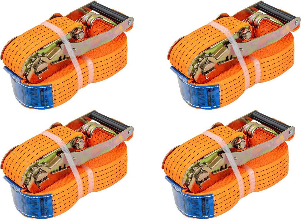 UNITRAILER Spanngurte Set 4 Stück 10m 50mm 5t Zurrgurte mit Produktbild 