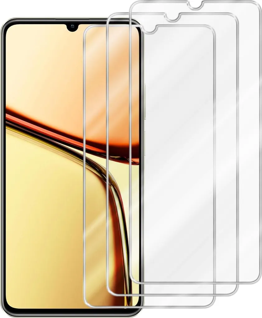 Offerta 3x Vetro Temperato Realme C61 C63 Cadorabo - 9H Ultra Clear