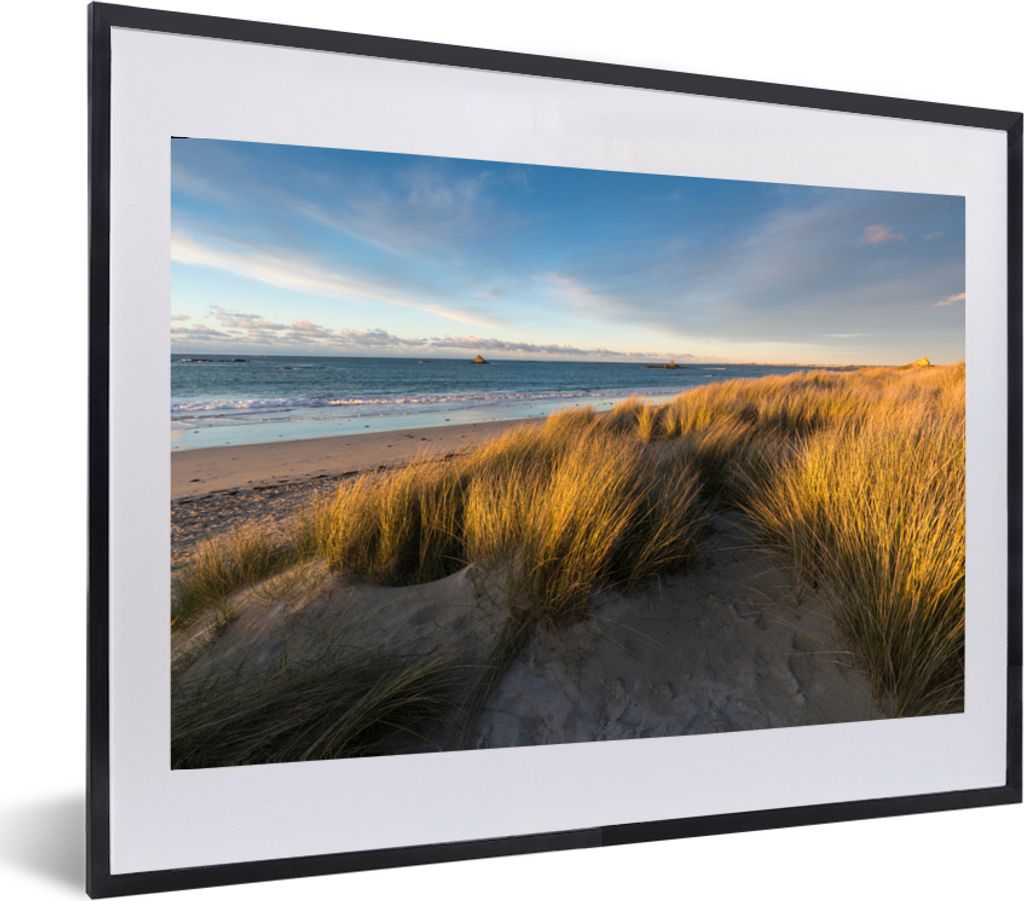 MuchoWow® MuchoWow® Gerahmtes Poster Düne - Strand - Meer Produktbild 