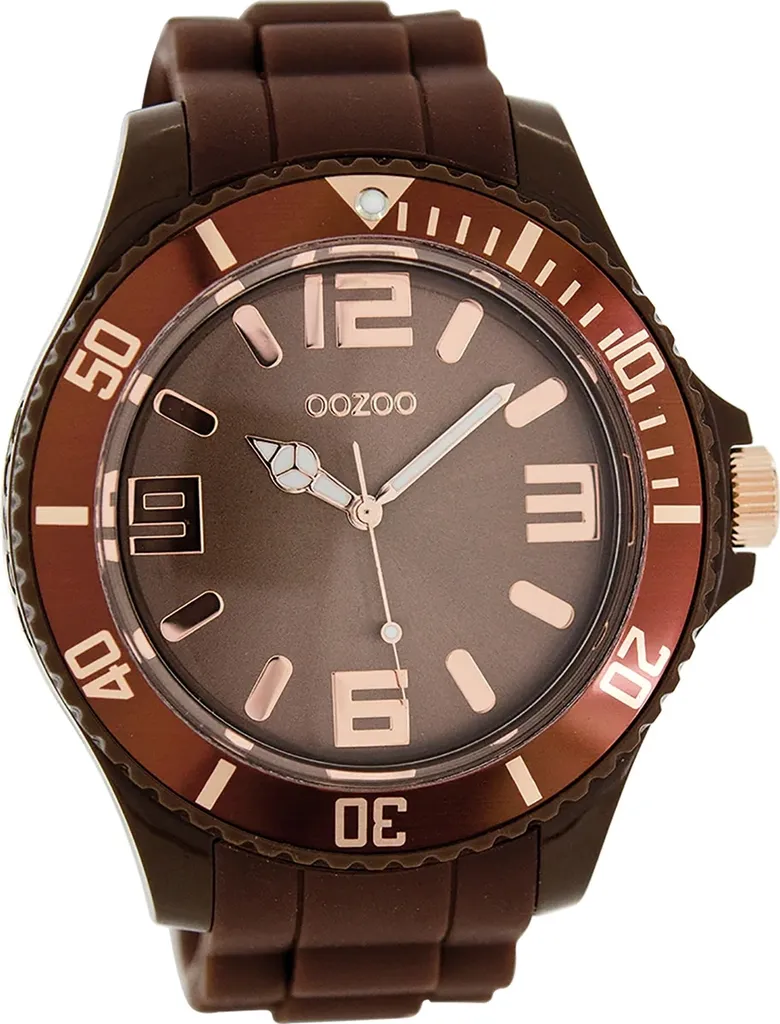 Oozoo UOC5039A Orologio da Polso Marrone | Analitica Quarzo Silicone