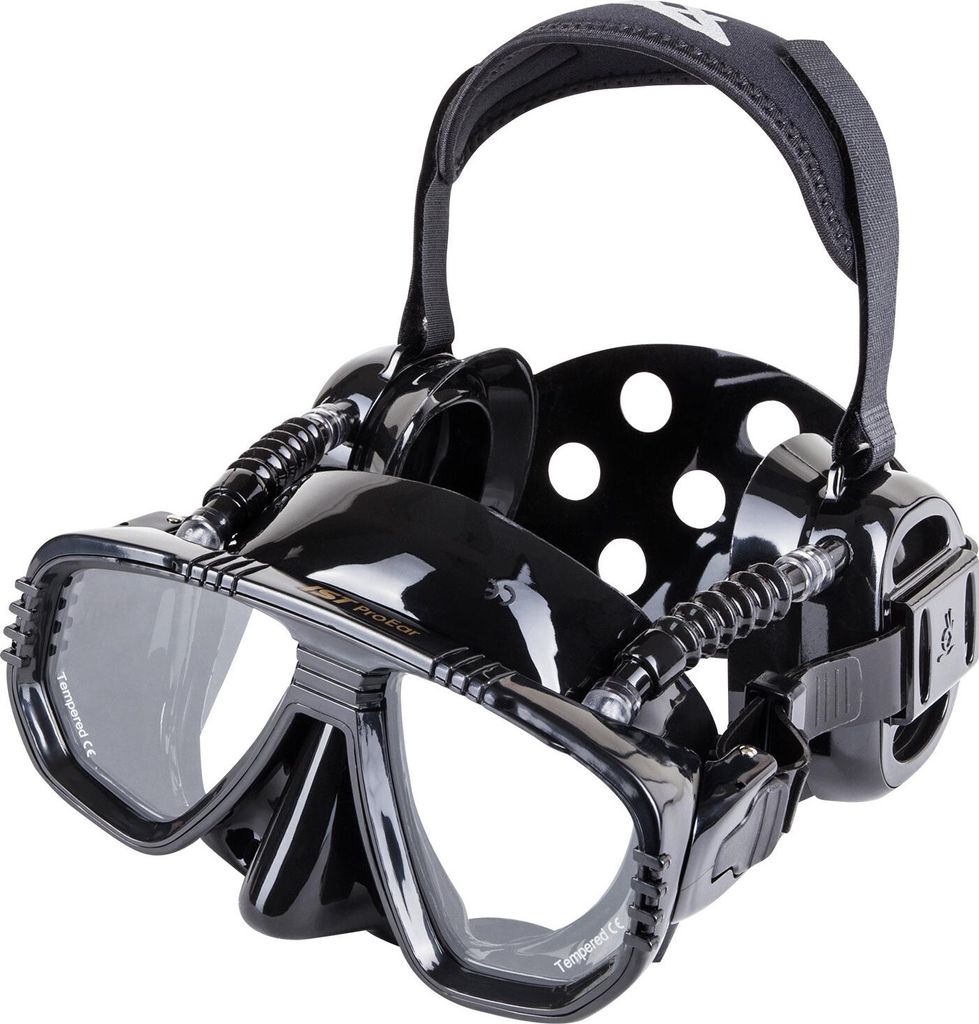 Tecnomar Pro Ear Antifog Tauchmaske Schwarz  Schwarz One Produktbild 