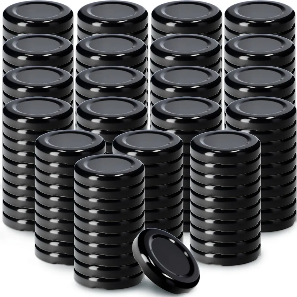 Coperchi KADAX Kalbo 53mm Neri 200 pz: l'Eleganza delle Tue Conserve