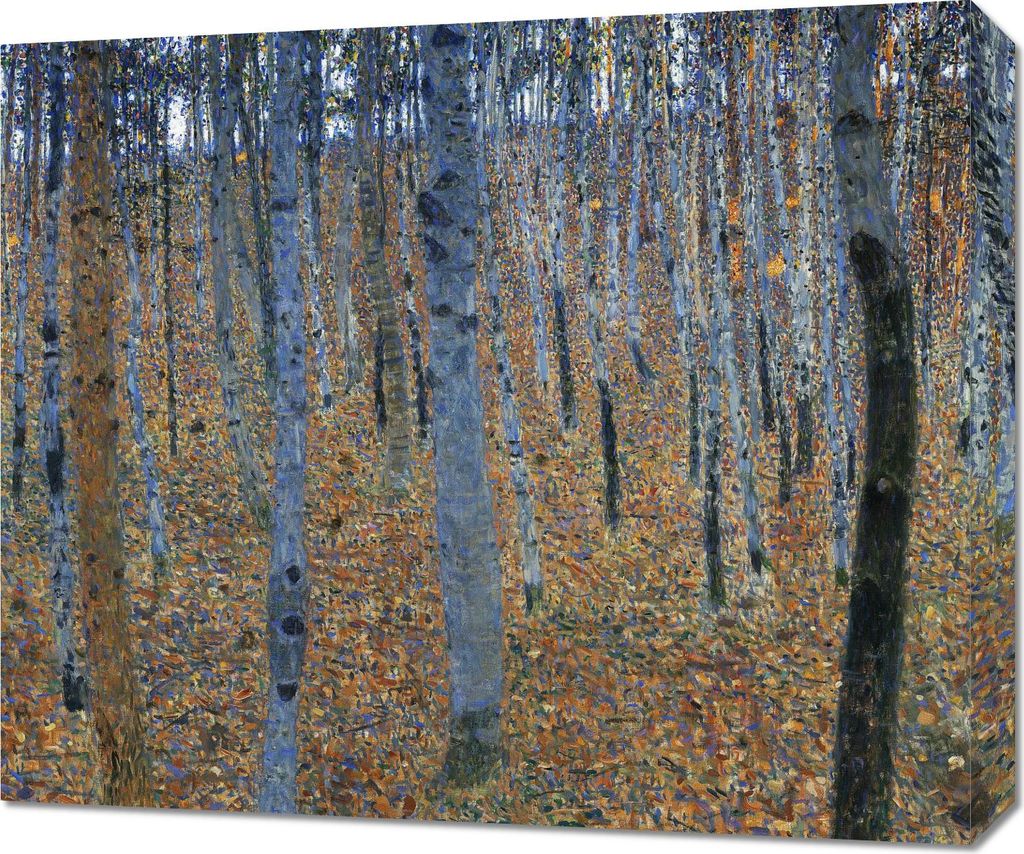 Bild 60x50cm Beech Grove I, Gustav Klimt Vintage für das Wohnzimmer