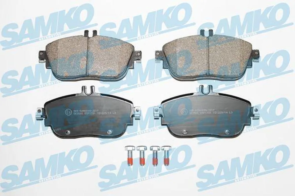 Stopper les sifflements : Plaquettes SAMKO 5SP1781 Mercedes Classe B
