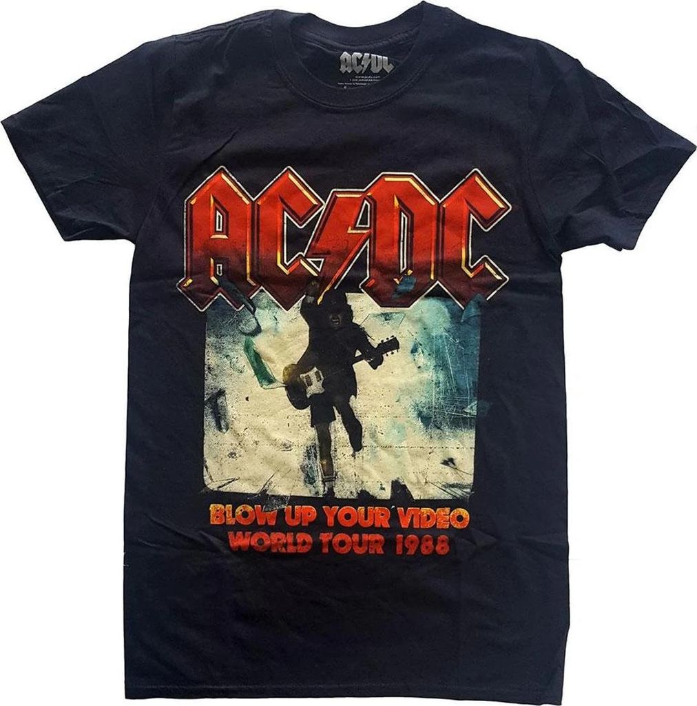 AC/DC - "Blow Up Your Video" T-Shirt für Kinder RO4155 (140) (Schwarz)