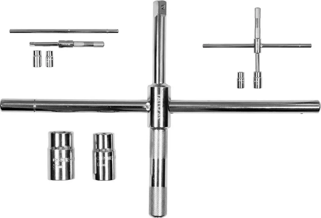 Chiave per Dadi Ruota Auto 17-23mm | Croce Pieghevole di Qualità