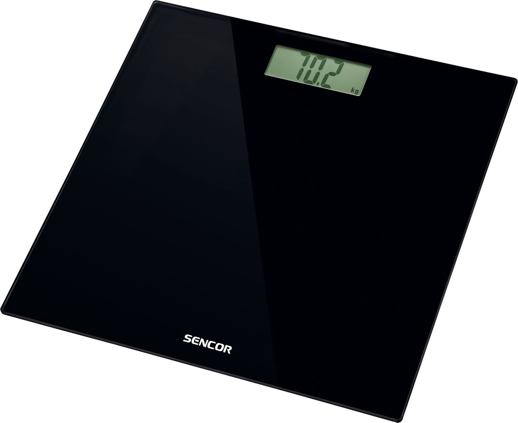 SENCOR SBS 2300BK Osobná váha, sklenený povrch, váživosť do Obrázok produktu 