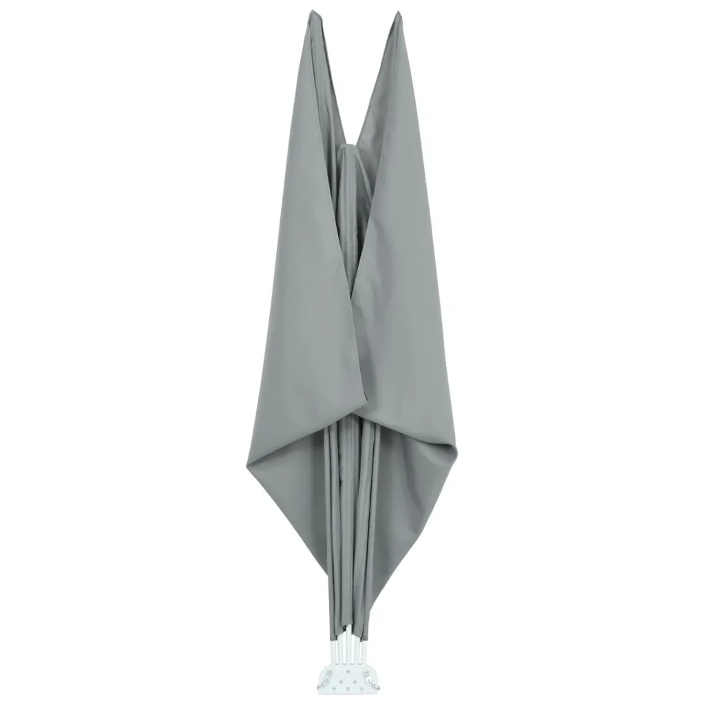 Scaffale laterale pieghevole grigio 400×200 cm - 6