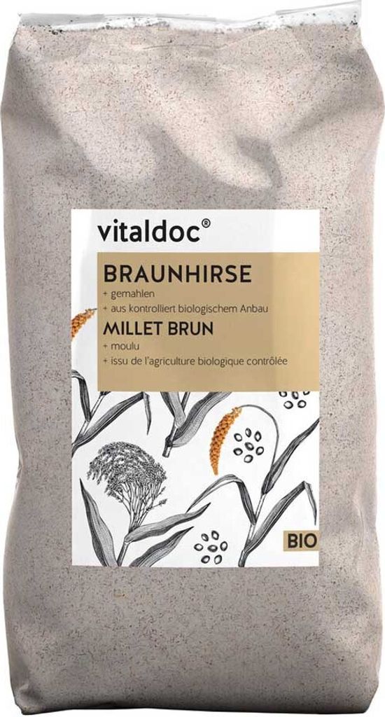 Braunhirse gemahlen 1kg Produktbild 