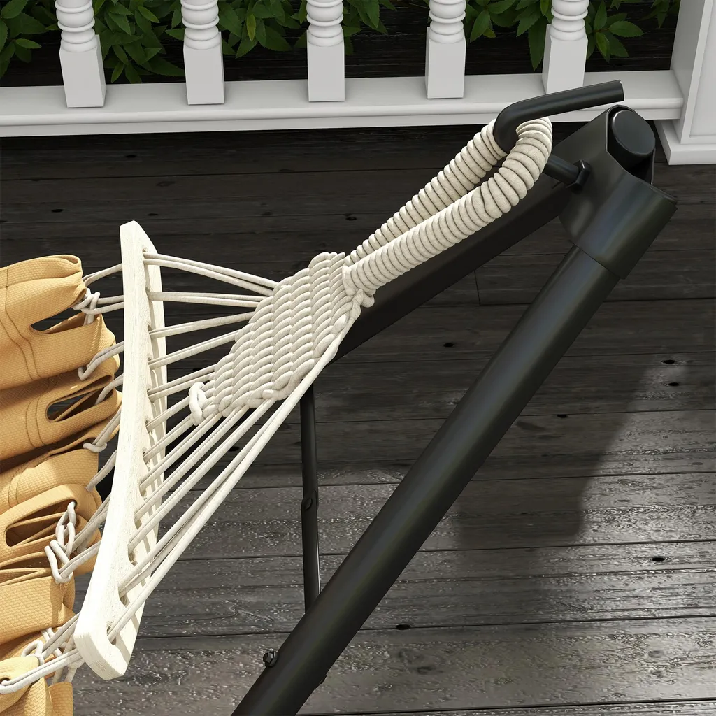 Support Hamac de Jardin et Balcon Pliable - Idéal pour le Camping - 8