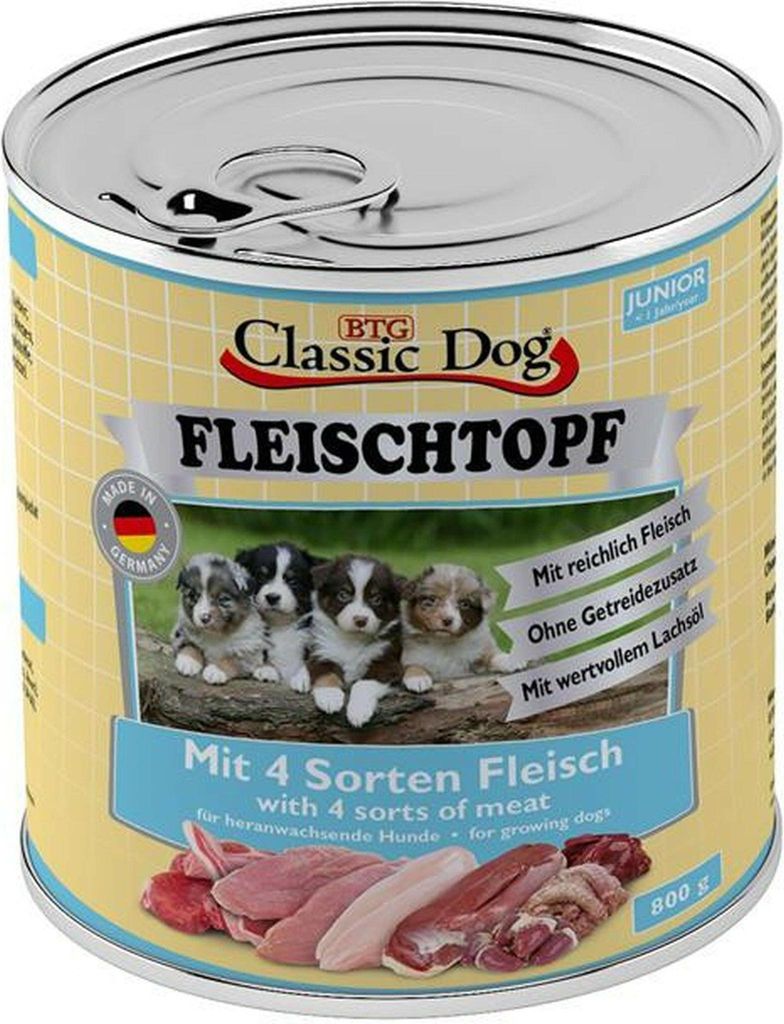 Classic Dog Fleischtopf Junior 800g