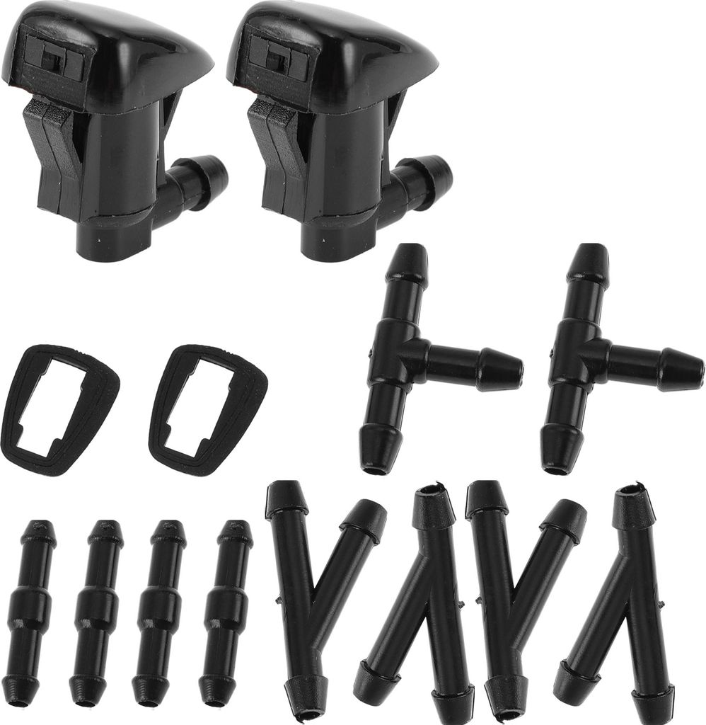 Kein. 15247800 Windschutzscheibenwaschdüse für GMC Acadia 11-12 Schwarz Vorne Kunststoff 1 Satz