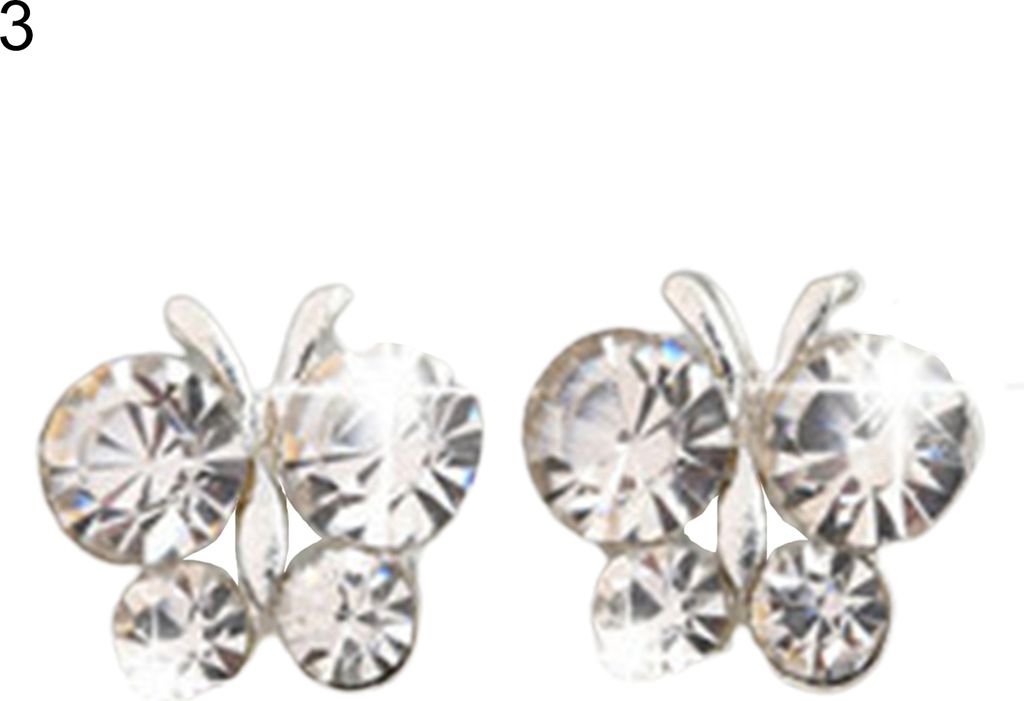 1 Paar Ohrstecker Herz Zirkonia Koreanische Schleife Kaninchen Kirsche Imitation Perle Ohrstecker Schmuck Zubehör-3