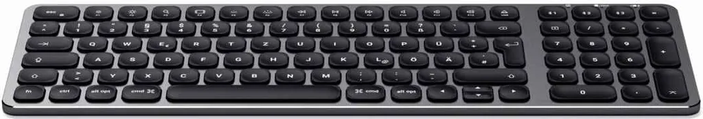 Satechi Clavier Alu Bluetooth Rétroéclairé Argent avec Recharge USB-C