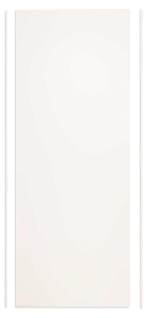 Duschspa Aluverbundplatte 120x210cm Weiß matt Duschrückwand Produktbild 