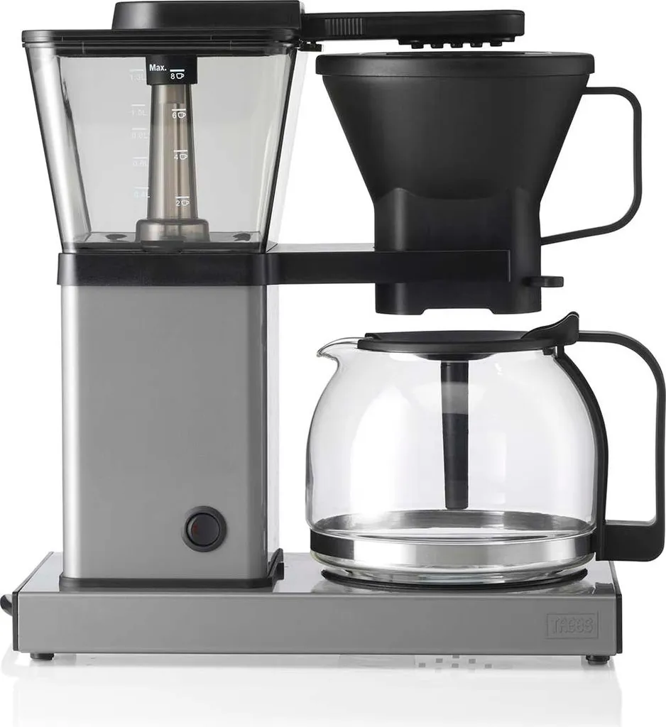Cafetière à filtre familiale 1,3 L en aluminium, idéale pour le bureau
