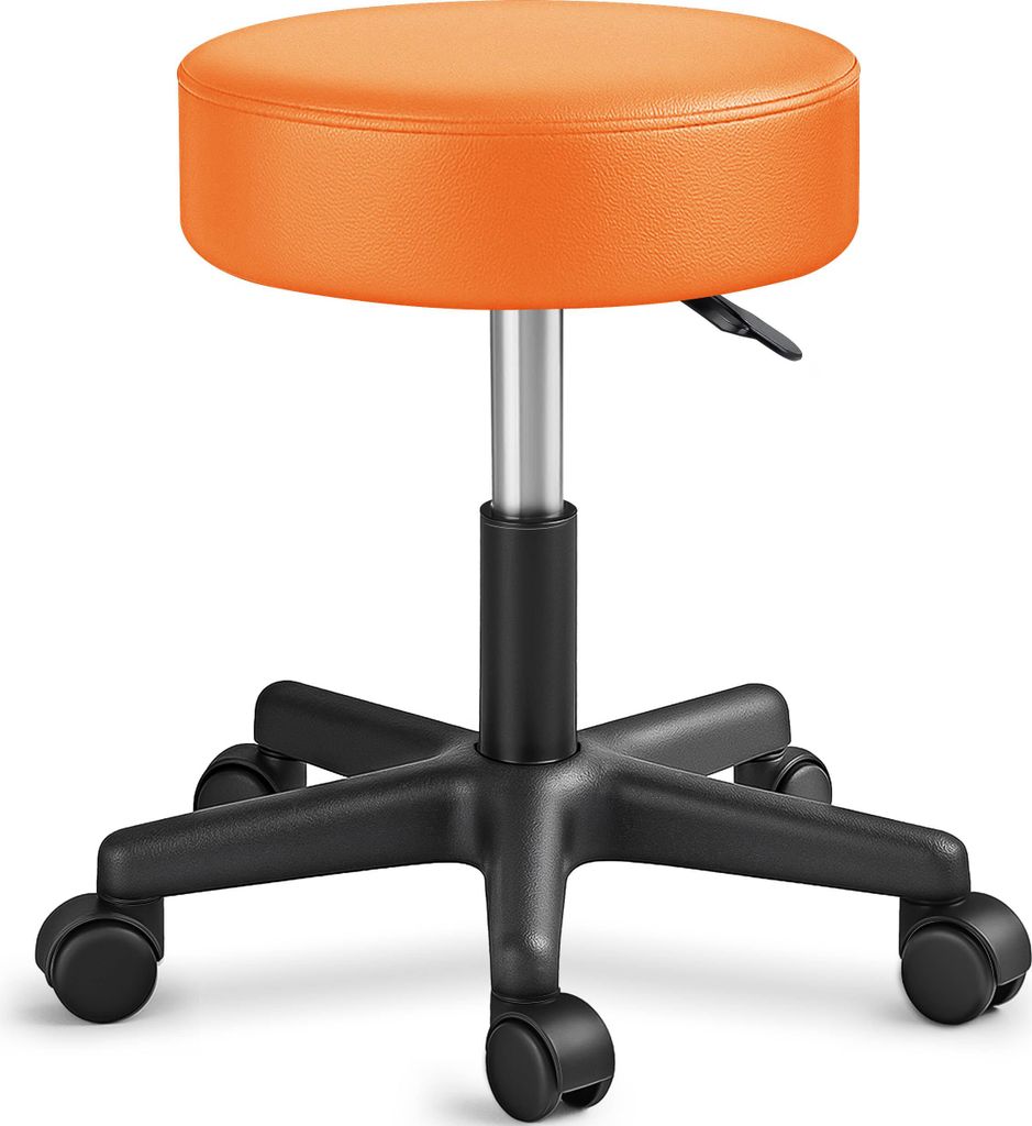 Sgabello rotante TRESKO® con schienale 150 kg | sgabello da Immagine del prodotto 
