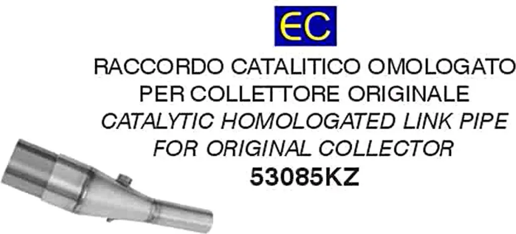 Raccord de catalyseur Arrow Inox homologué pour Honda Forza 350 Urban