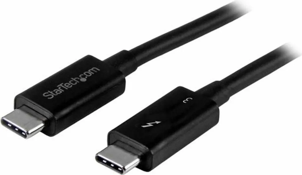 Câble Thunderbolt 3 StarTech.com 40Gbps 50cm USB-C vers USB-C Noir