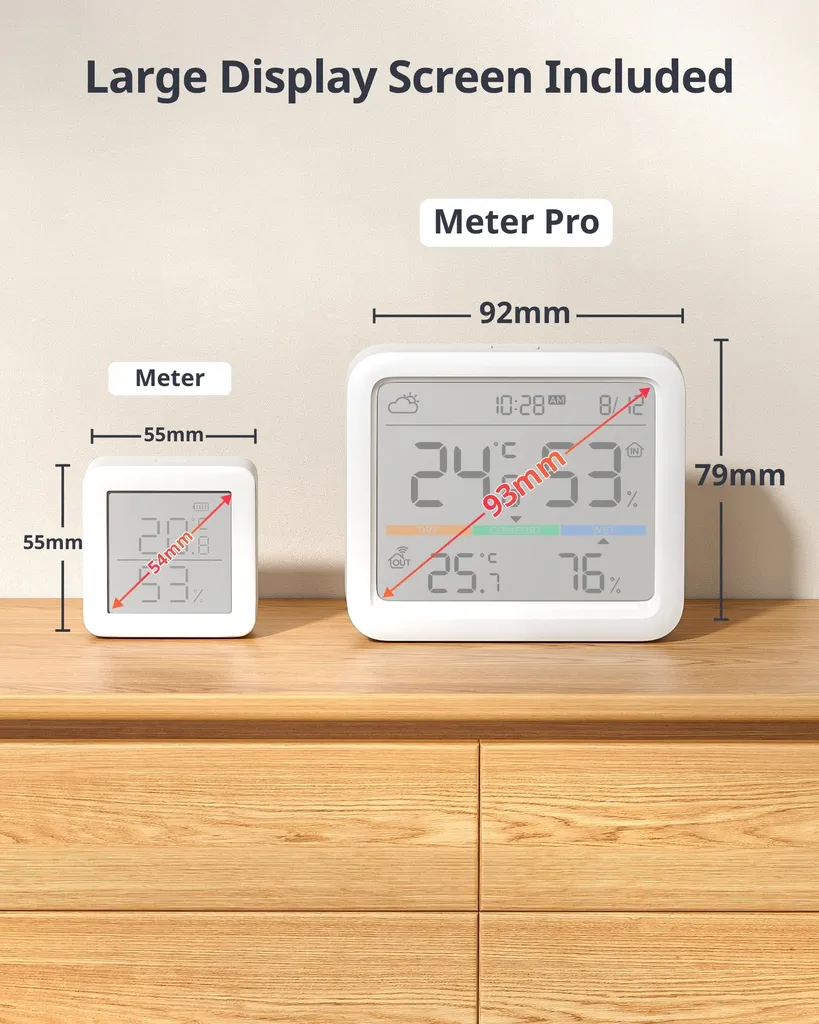 SwitchBot Meter Pro Station Météo Intérieure et Extérieure Précise ws - 6