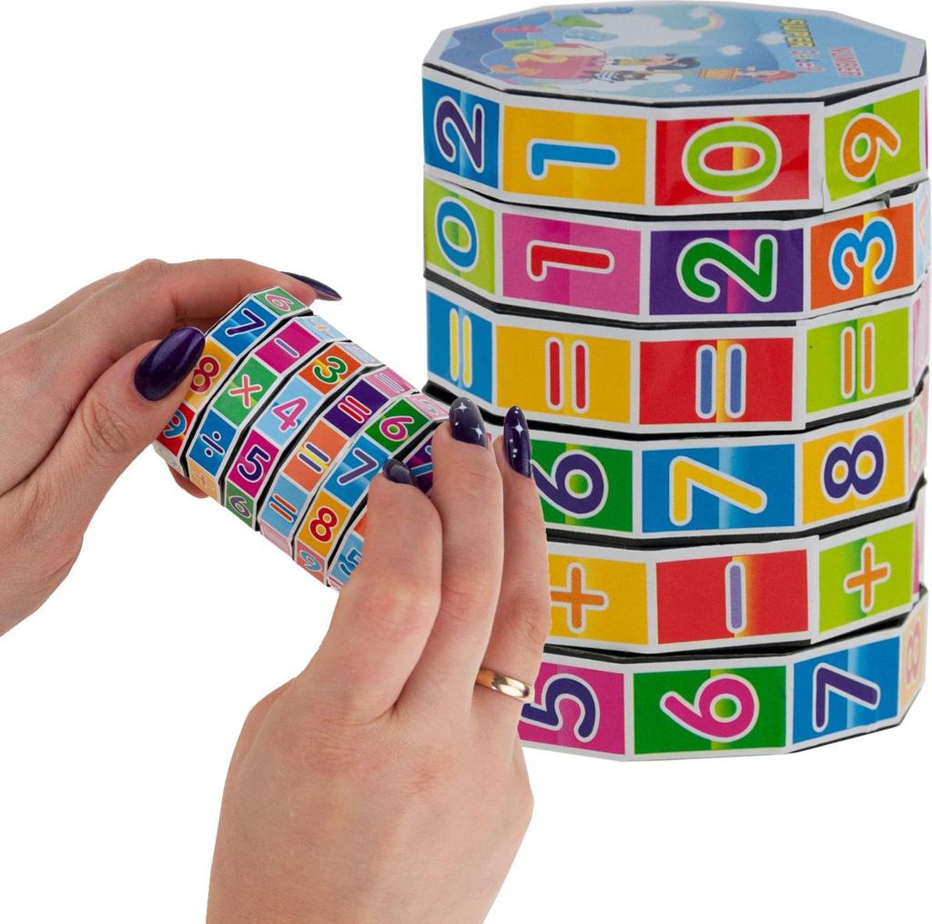 Mathe-Rolle Zum Zählen Lernen Abakus Für Kindergartenkinder