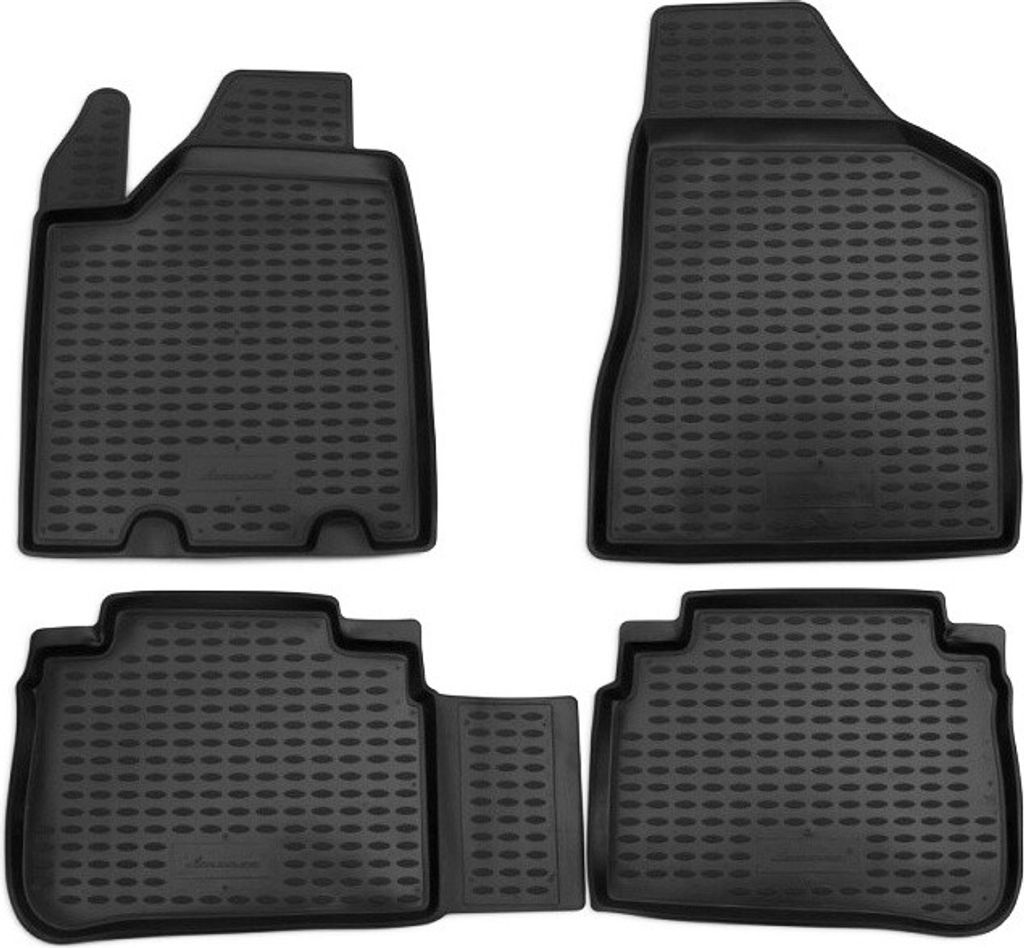 ELEMENT Gummi-Fussmatten 3D kompatible mit NISSAN Murano, 2003-2007, 4 tlg.