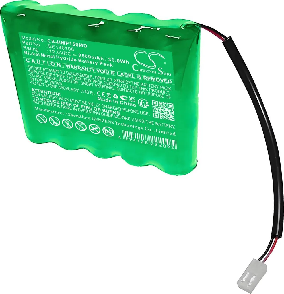 Batterie Techtek pour HME Lifepulse Mon LP15 LP20 remplace BAT-00068