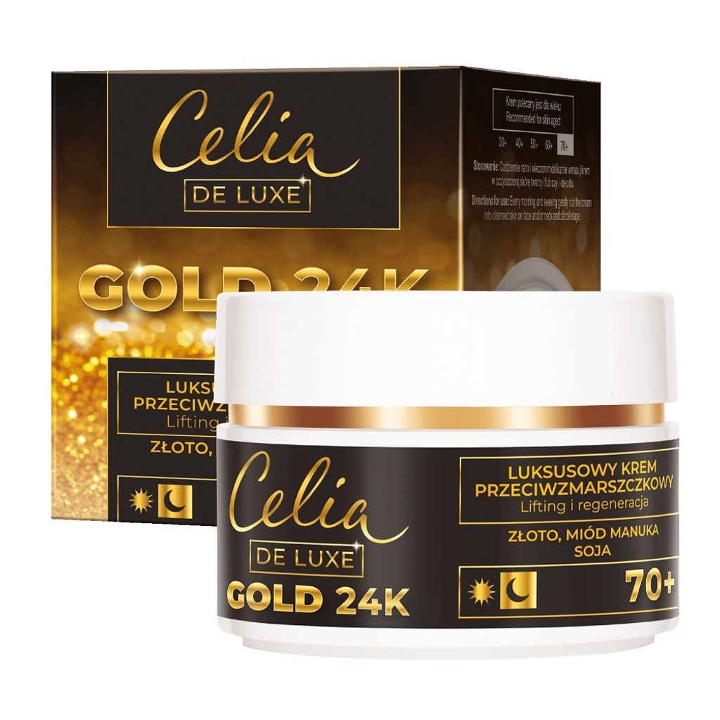 Celia De Luxe Gold 24K Night Cream 70+, 50ml Image du produit 