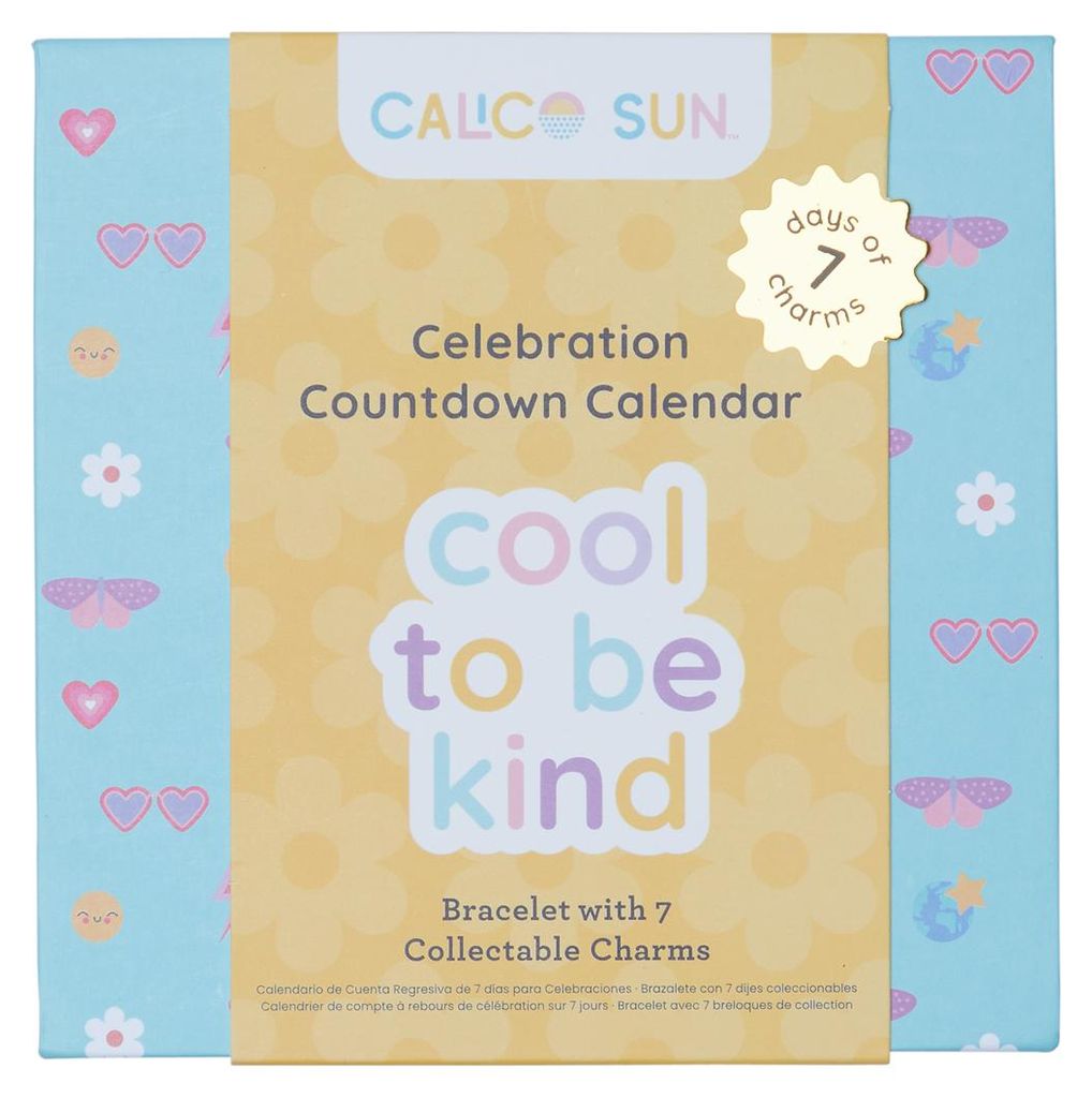 Calico Sun Countdown Kalender Spielzeug Cool to be Kind bunt