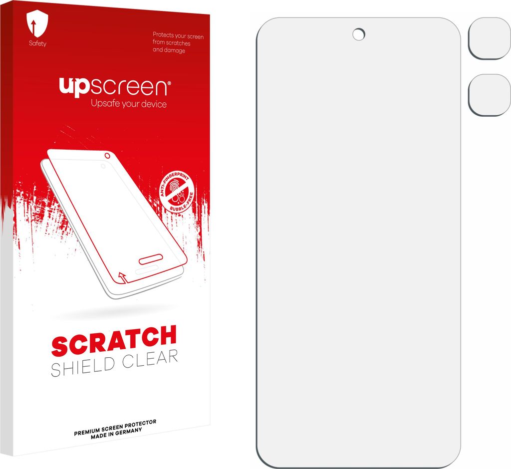 upscreen Schutzfolie für Infinix Smart 10 (Display+Kamera) Displayschutz Displayschutzfolie Folie Klar Transparent