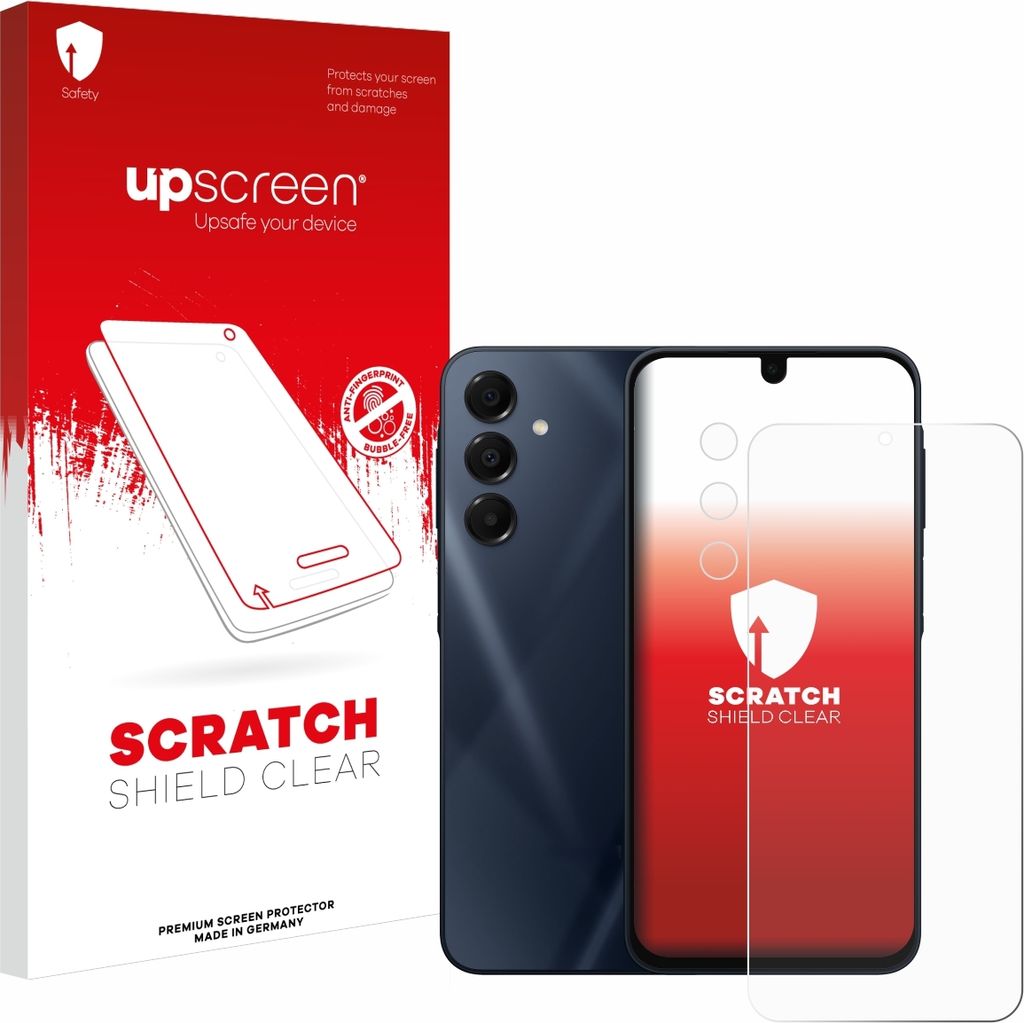 upscreen Schutzfolie für Samsung Galaxy A16 4G (Display+Kamera) Displayschutz Displayschutzfolie Folie Klar Transparent